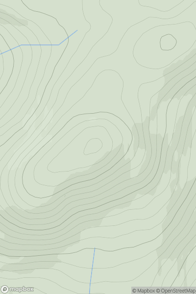 Thumbnail image for Carn Mor [Loch Vaich to Moray Firth] showing contour plot for surrounding peak